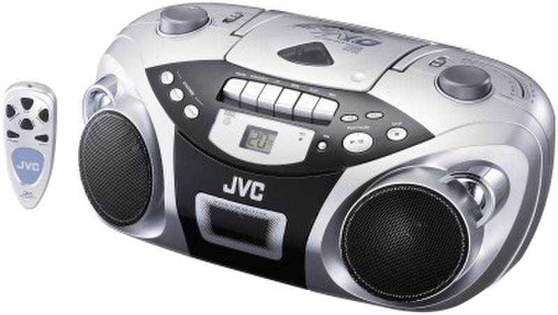 JVC RC-EX10SL Portable CD player Черный, Cеребряный