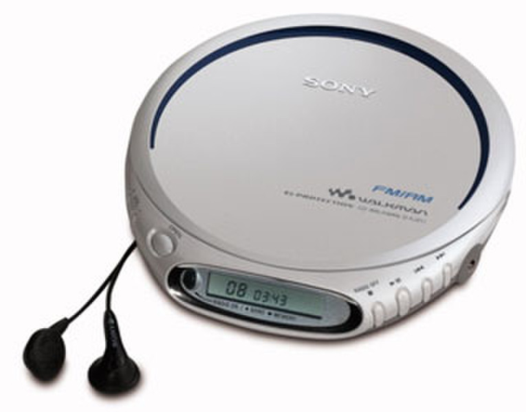 Sony CD WALKMAN D-FJ211 Portable CD player Silber