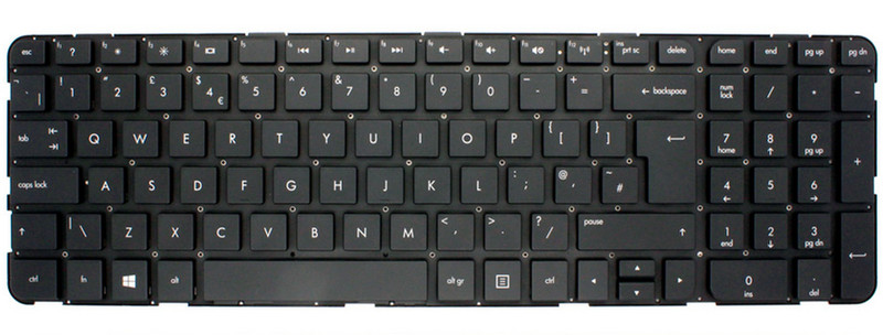 HP 644629-031 Keyboard запасная часть для ноутбука