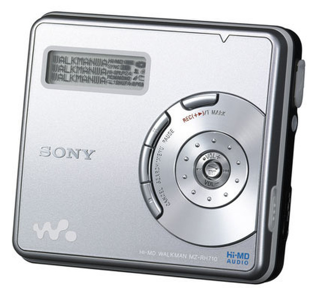 Sony MZ-RH710 S Portable minidisc player Silber