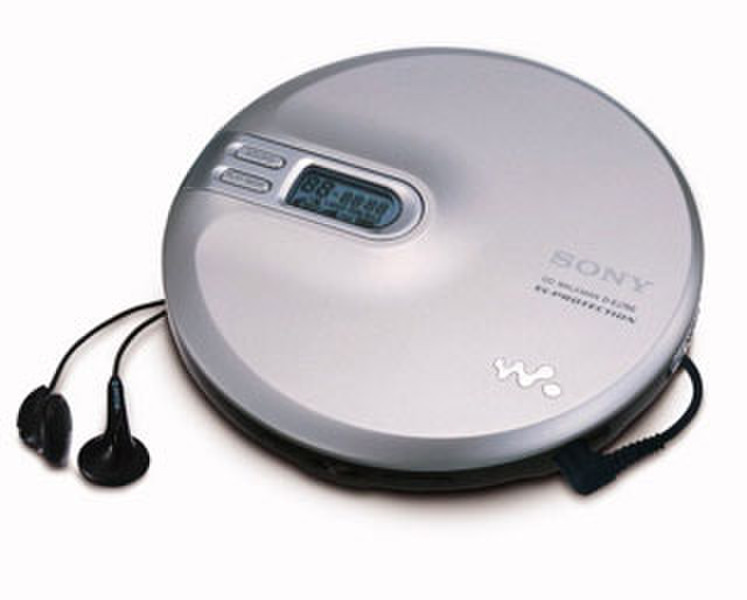 Sony CD-WALKMAN DE-J761S Portable CD player Cеребряный