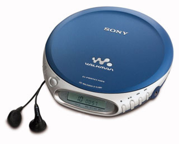 Sony CD WALKMAN DE-J361L Portable CD player Синий