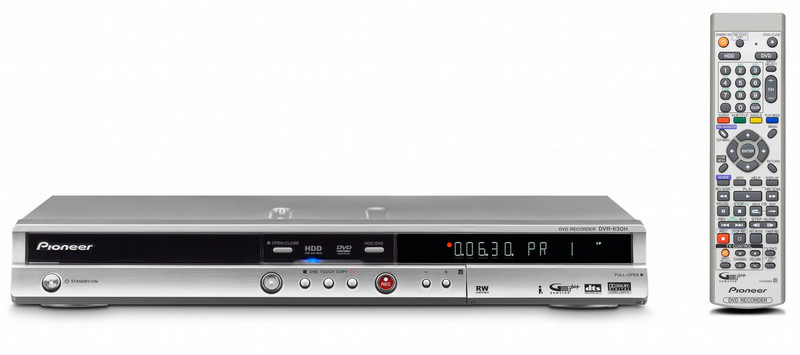 Pioneer HDD-DVD Recorder DVR-630H-S