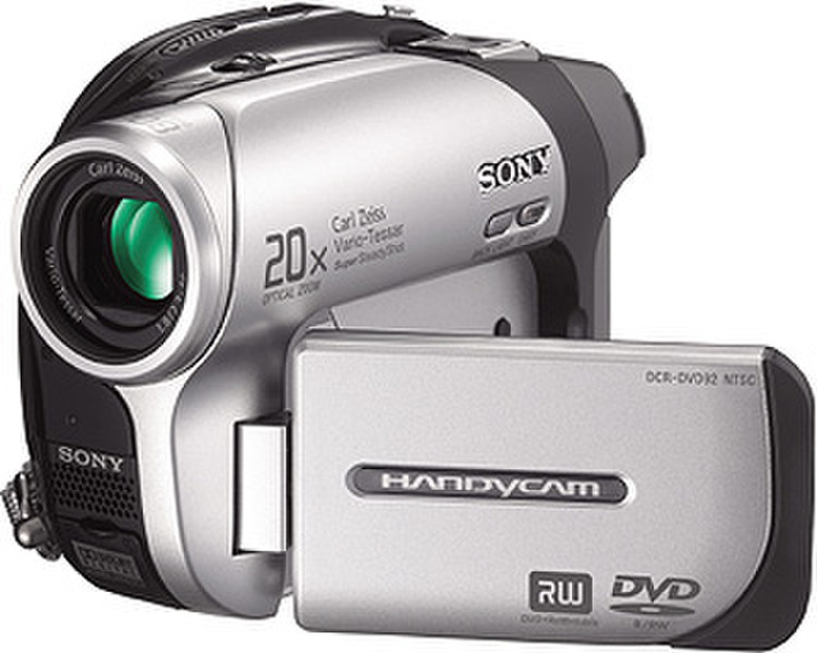 Sony DVD Handycam DCR-DVD92 0.8MP CCD Silver