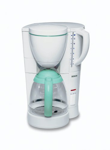 Bosch Coffee Maker TKA 3015 Капельная кофеварка 18чашек Зеленый, Белый