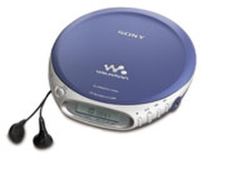 Sony CD WALKMAN DE-J360L Portable CD player Синий