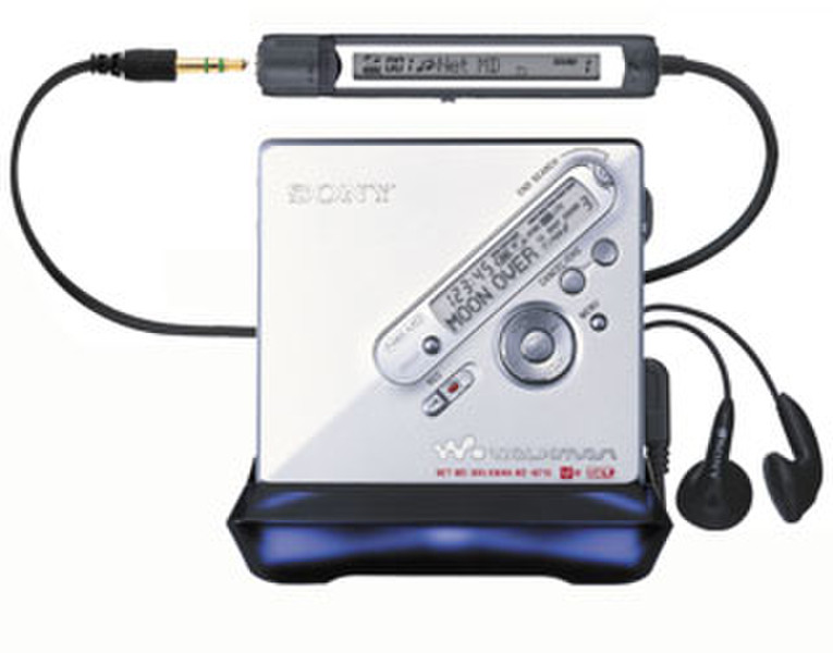Sony MZ-N710 Portable minidisc player Cеребряный