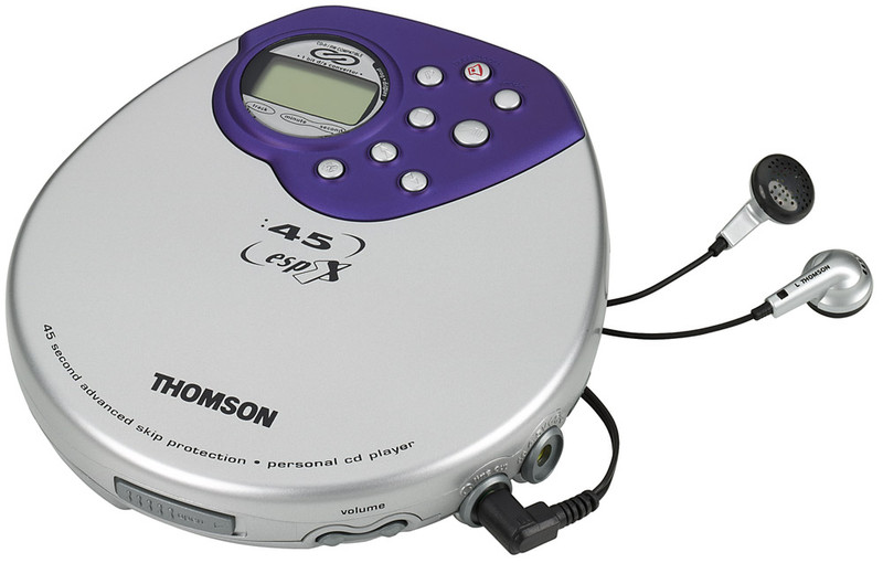 Thomson Personal CD player LAD795 Portable CD player Blau, Silber