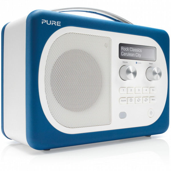 Pure Evoke D4 Tragbar Digital Blau Radio