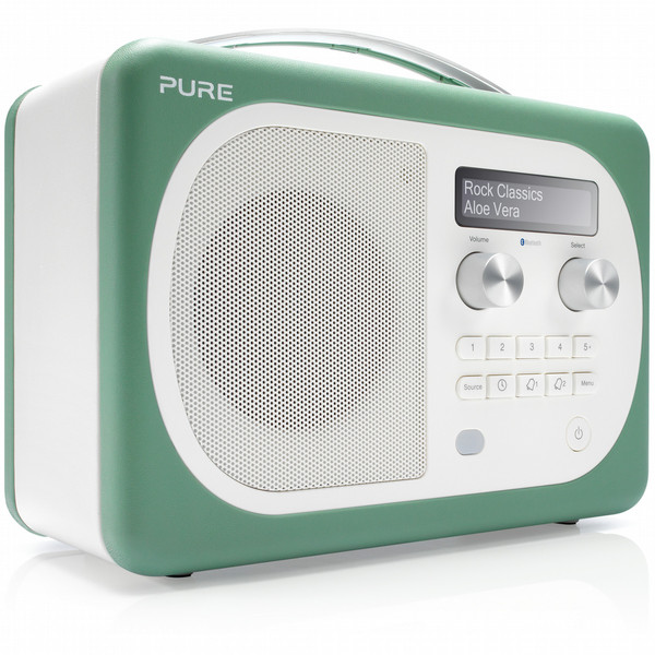 Pure Evoke D4 Портативный Цифровой Зеленый радиоприемник