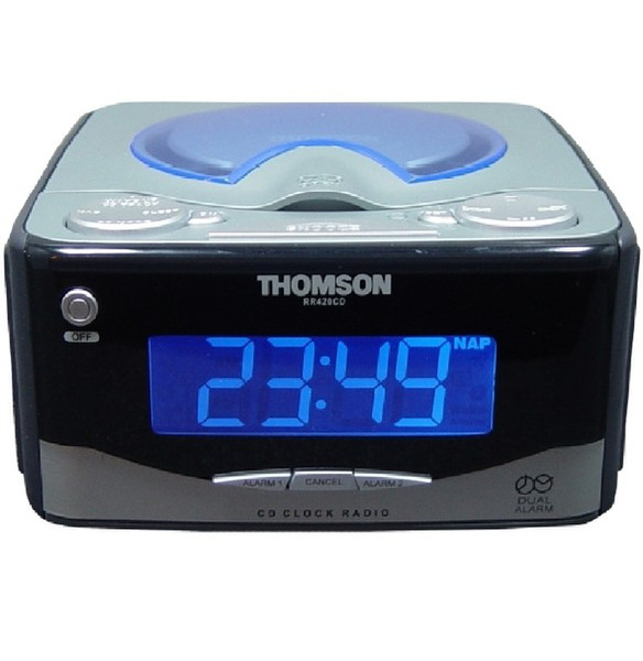 Thomson RR440CD Clock Radio Analog 0.3W (RMS)W CD-Radio