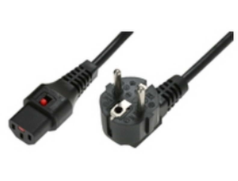 Microconnect EL182S 2м Черный кабель питания