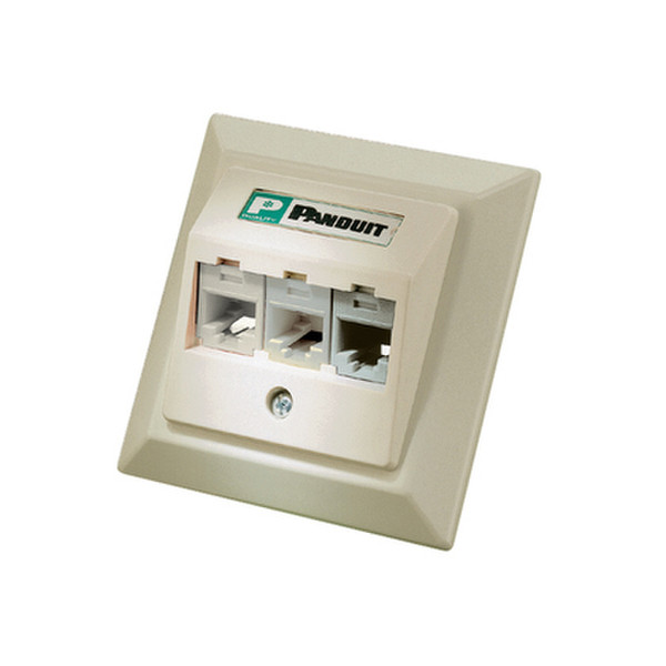 Panduit C3PPWY Белый рамка для розетки/выключателя