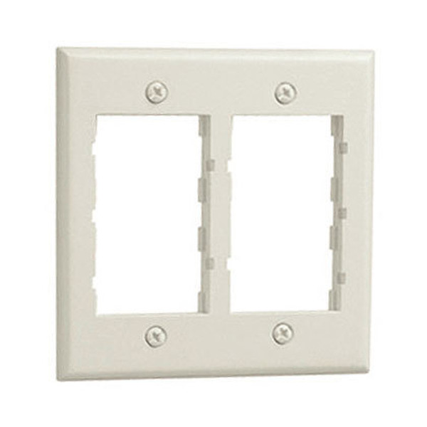 Panduit CBIW-2G White switch plate/outlet cover