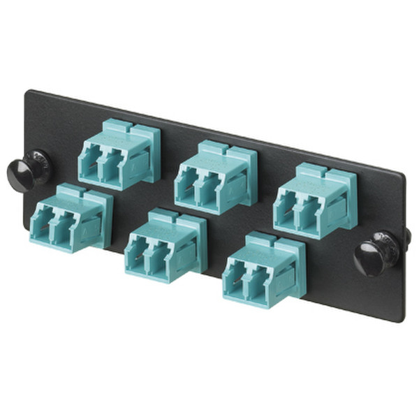 Panduit FAP6WBLDLC LC 1pc(s) Black,Green fiber optic adapter