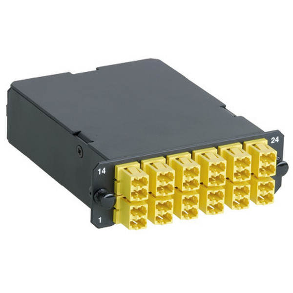 Panduit FCX-24-10DYL LC/MPO 1pc(s) Black,Yellow fiber optic adapter