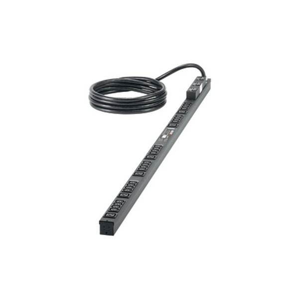 Panduit QZ1D2P6BM30P1 30AC outlet(s) Black power distribution unit (PDU)