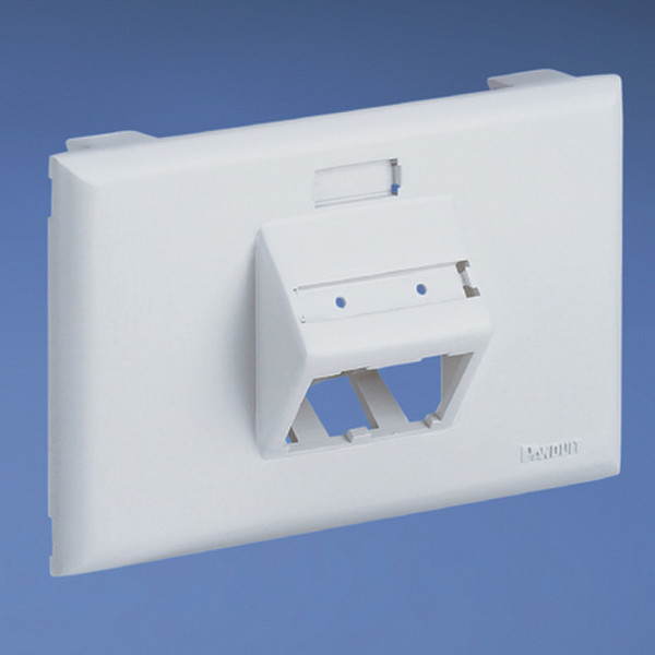 Panduit UIT70FH2IW White switch plate/outlet cover