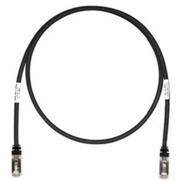 Panduit Cat6A UTP RJ45 15m Cat6a U/UTP (UTP) Black networking cable