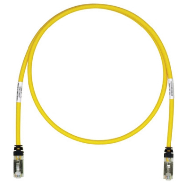 Panduit Cat6A UTP RJ45 15м Cat6a U/UTP (UTP) Желтый сетевой кабель