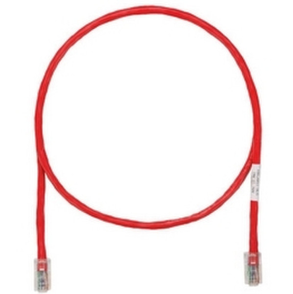 Panduit Cat6A UTP RJ45 5м Cat6a U/UTP (UTP) Красный сетевой кабель