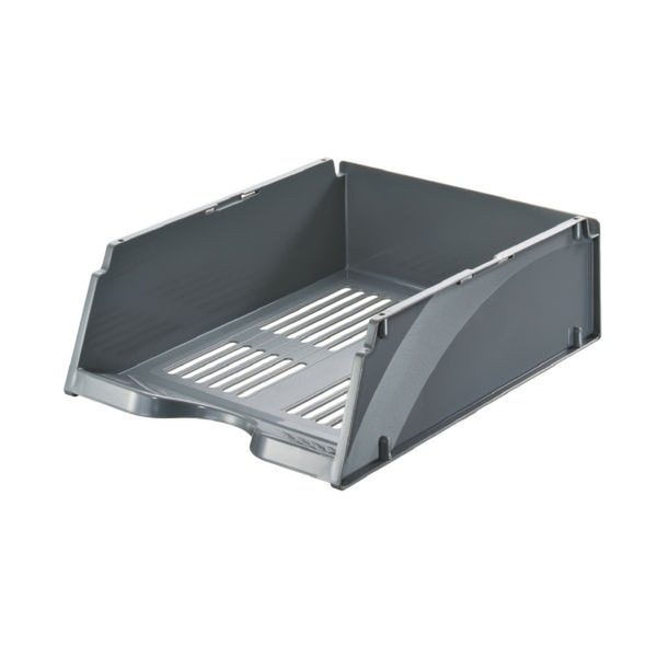 Leitz Esselte TRANSIT JUMBO A4 Grey Grey desk tray