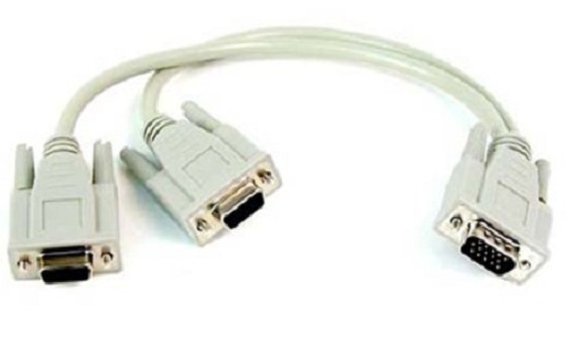 Belkin 0.3m Pro Series VGA Cable 0.3м VGA (D-Sub) VGA (D-Sub) Серый VGA кабель