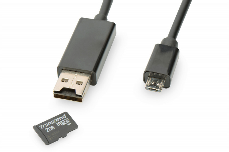 Ednet 31517 USB 2.0 Black card reader