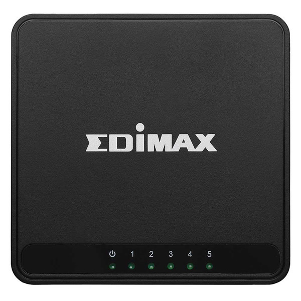 Edimax ES-3305P V3 Неуправляемый Fast Ethernet (10/100) Черный сетевой коммутатор