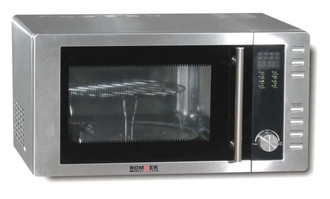 ROMMER M 952 Arbeitsfläche 23l 800W Edelstahl Mikrowelle