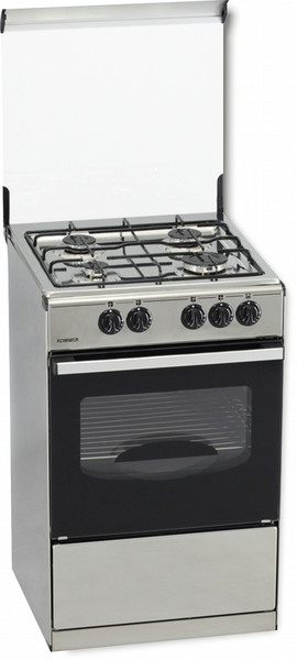 ROMMER VC-4 INOX Freestanding Gas hob Stainless steel