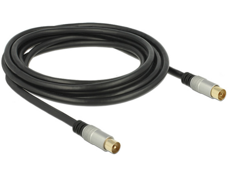 DeLOCK 88952 10m IEC IEC Black coaxial cable
