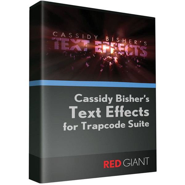 Red Giant Text Effects for Trapcode