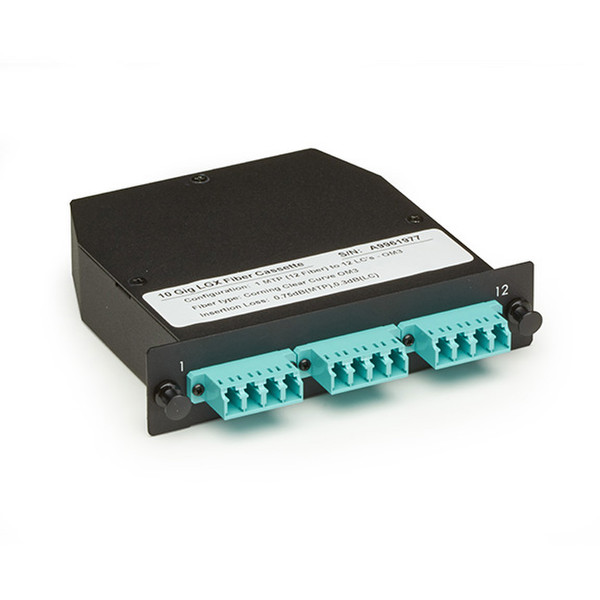 Black Box OM3 50-Micron MTP 2шт волоконно-оптический адаптер