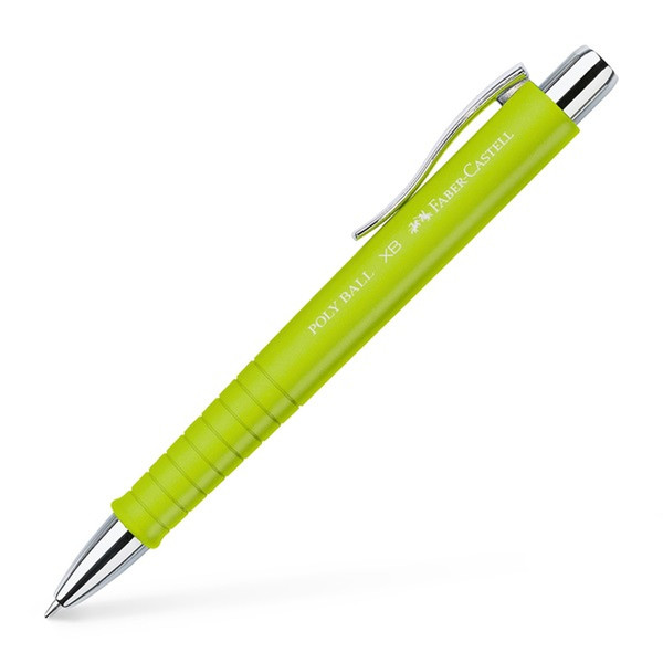 Faber-Castell Poly Ball XB Clip-on retractable ballpoint pen Синий 1шт