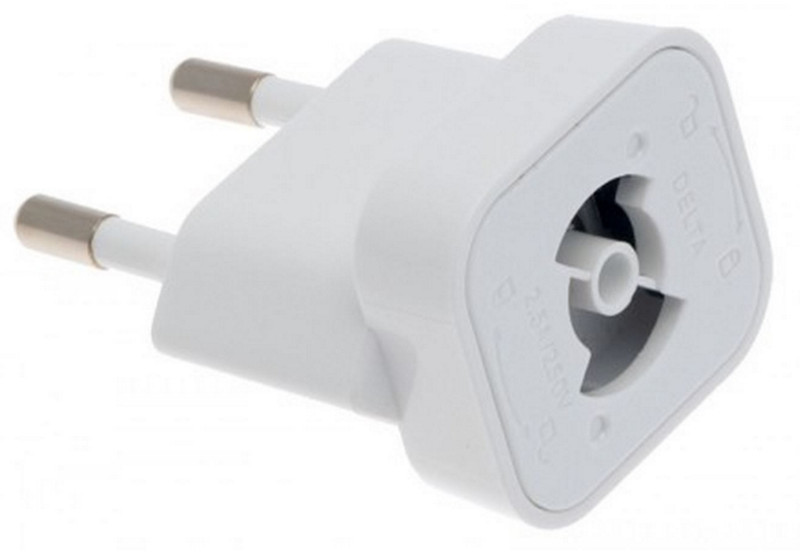 2-Power 27.L0MN5.002-OEM Type C (Europlug) White power plug adapter