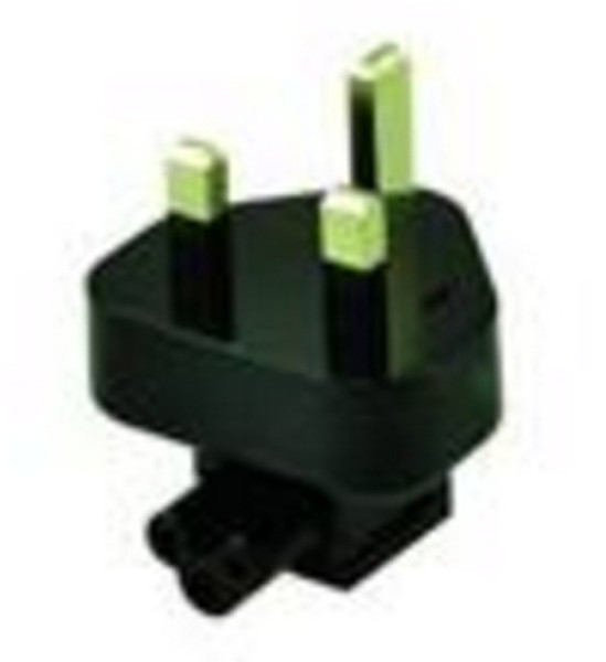 2-Power 3721-001183-OEM Type G (UK) Black power plug adapter