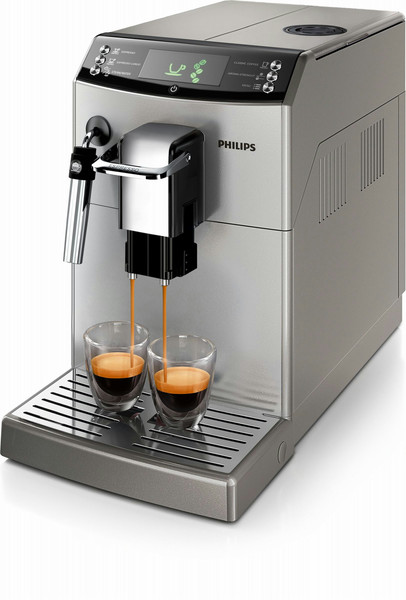 Philips 4000 series HD8841/11 Отдельностоящий Автоматическая Машина для эспрессо 1.8л 15чашек Cеребряный кофеварка