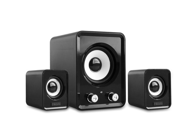 Mikado MD-X14 2.1channels Black speaker set
