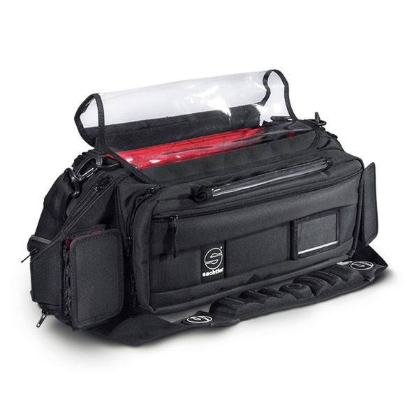 Sachtler Lightweight audio bag – Large Shoulder bag case Black,Transparent