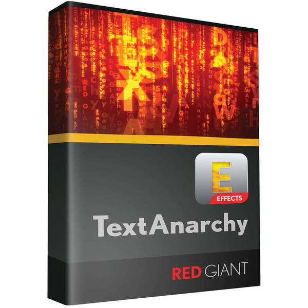 Red Giant Text Anarchy