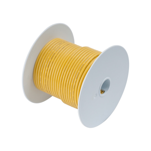 Ancor Tinned Copper Battery Cable, 1/0 AWG (50mm²), Yellow - 250ft electrical wire