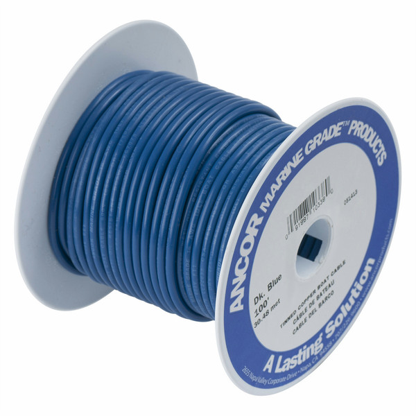 Ancor 400ft, 12AWG 121920мм Синий electrical wire