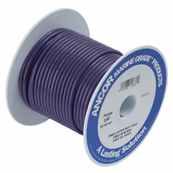 Ancor 500ft, 16AWG 152400мм Пурпурный electrical wire