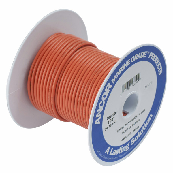 Ancor 500ft, 16AWG 152400мм Оранжевый electrical wire