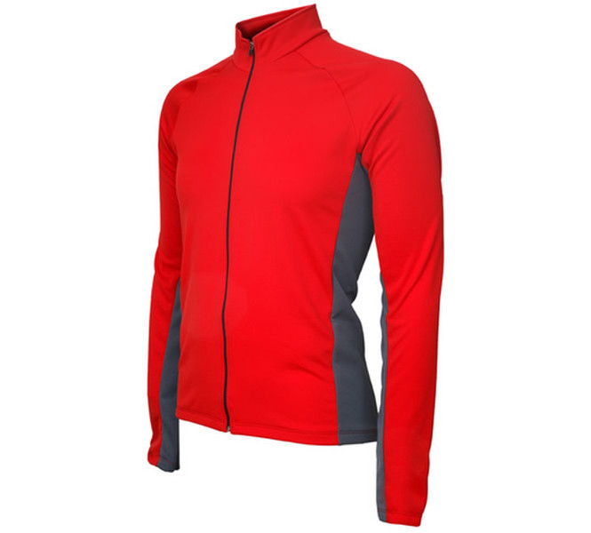 Bicycle Dealer Imports Jersey Whistler Long Sleeve, XXL Jacket XXL Charcoal,Red