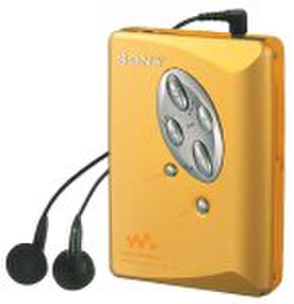 Sony WALKMAN Cassette Players WM-EX521G Yellow cassette player