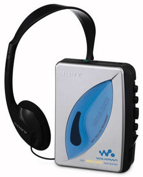Sony WALKMAN WM-EX190, Blue кассетный плеер