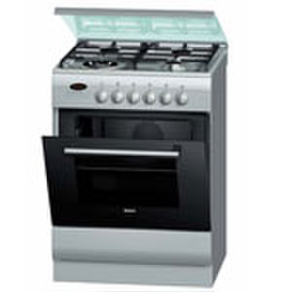 Bosch HSV 485W gas-elektro fornuis Freestanding Gas hob