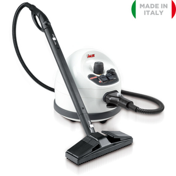 Polti PTGB0041 Cylinder steam cleaner 1.3l 2250W Schwarz, Weiß Dampfreiniger